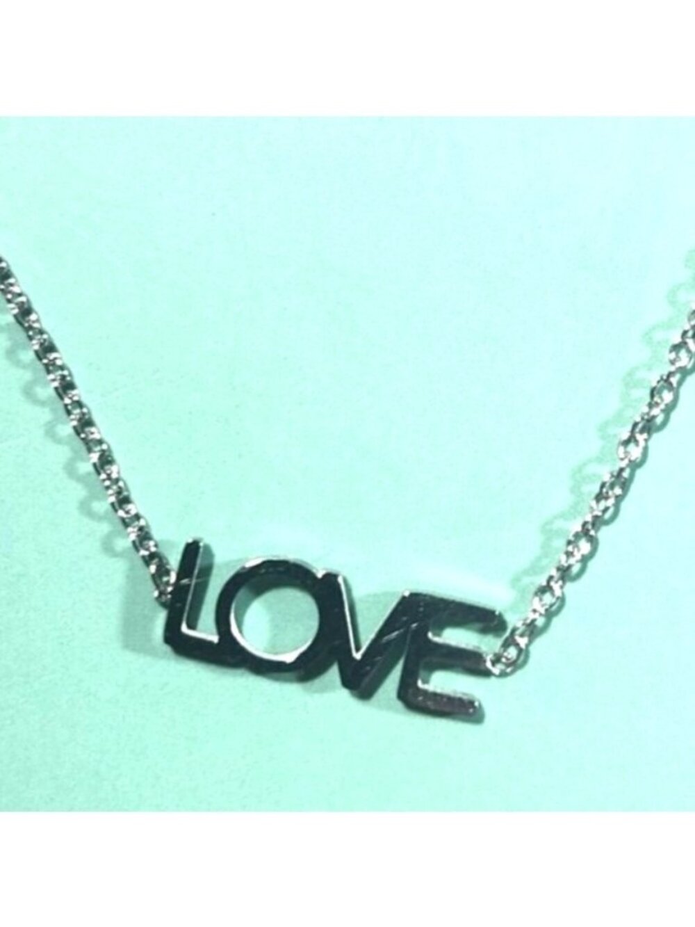 Silver Tone Bracelet Love Maya Brenner Adjustable Chain womens jewelry valentine